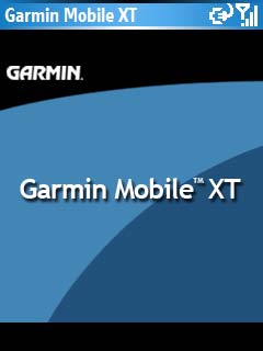 Запуск программы Garmin Mobile XT